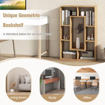 7 - Cube Geometric Bookshelf Modern Decorative Open Bookcase - 7DAY'S