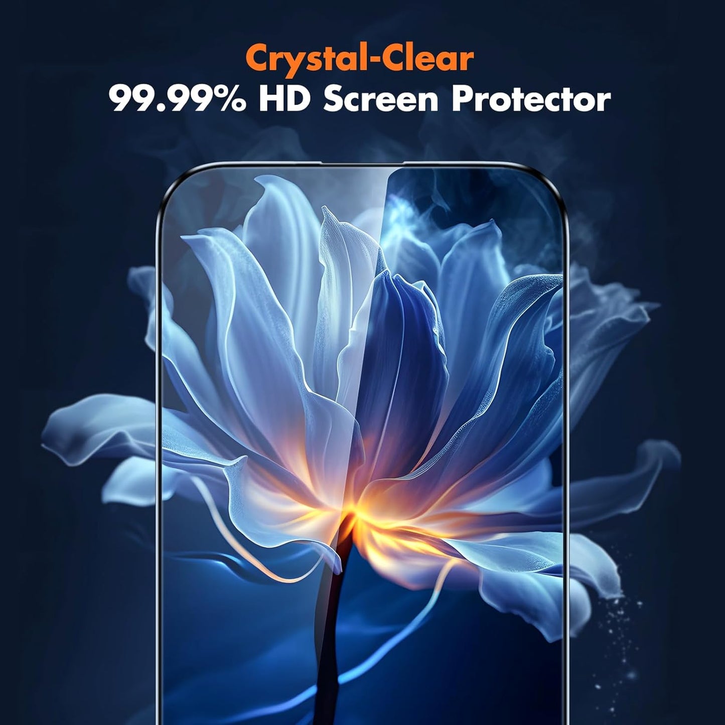 UNBREAKcable 3-Pack Screen Protector for iPhone 16 Pro Max [Military Grade Shatterproof] Tempered Glass Screen for Apple 16 Pro Max [9H Hardness][Full Coverage][Bubble Free][Easy Installation]