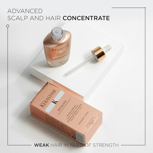 KERASTASE Initialiste Advanced Scalp and Hair Concentrate - Adds Shine and Softness, Strengthens and Reduces Breakage, Adds Shine