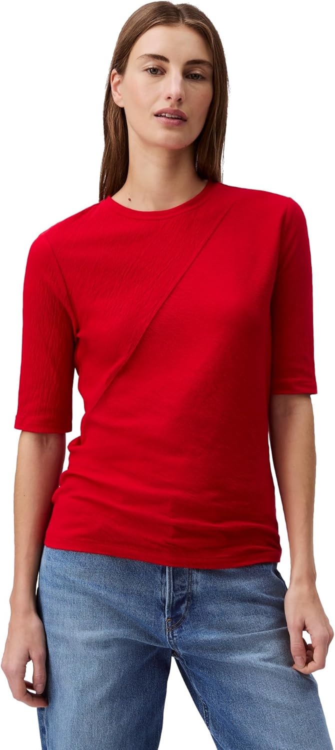 Calvin Klein Women's Textured Knit 3/4 Sleeve Top