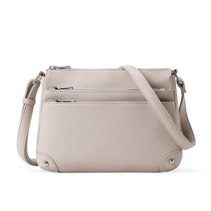 WESTBRONCO Crossbody Bags for Women, Medium Size Shoulder Handbags, Satchel Purse with Multi Zipper Pocket
