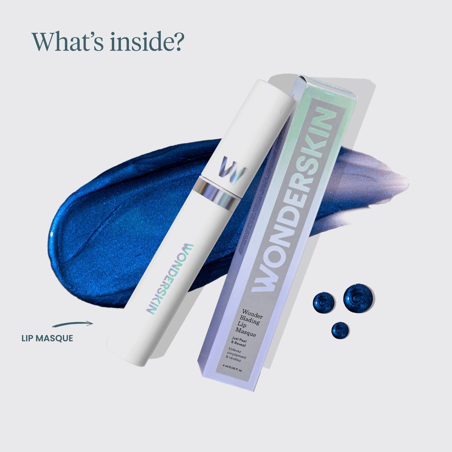 Wonderskin Wonder Blading All Day Lip Stain Peel Off Masque - Long Lasting, Waterproof and Transfer Proof Nude Lip Tint, Matte Finish Peel Off Lip Stain (Whimsical Masque)