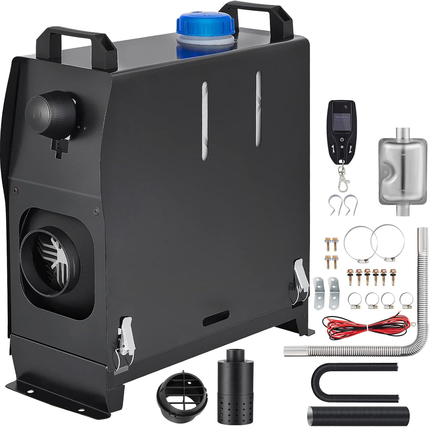 VEVOR 8KW Diesel Heater All in One, Diesel Air Heater with Bluetooth App Control, Portable Parking Heater Automatic Altitude Adjustment Max 18045 ft, Remote Control and LCD, for Vehicles