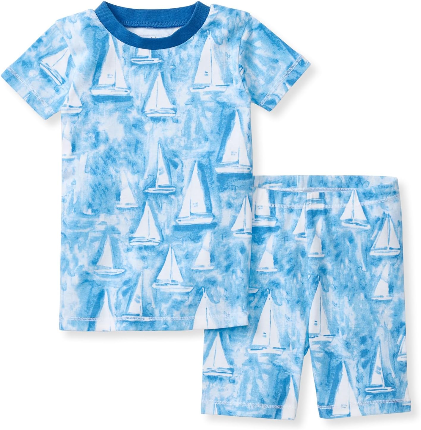 Burt's Bees Baby Girls' Pajamas, 2-Piece Long Sleeve Tee and Pants Organic Cotton PJ Set