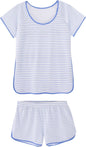 Hilinker Womens Sexy Pajama Set Ruched Lace Trim Cami and Shorts Summer Cute Pjs 2 Piece
