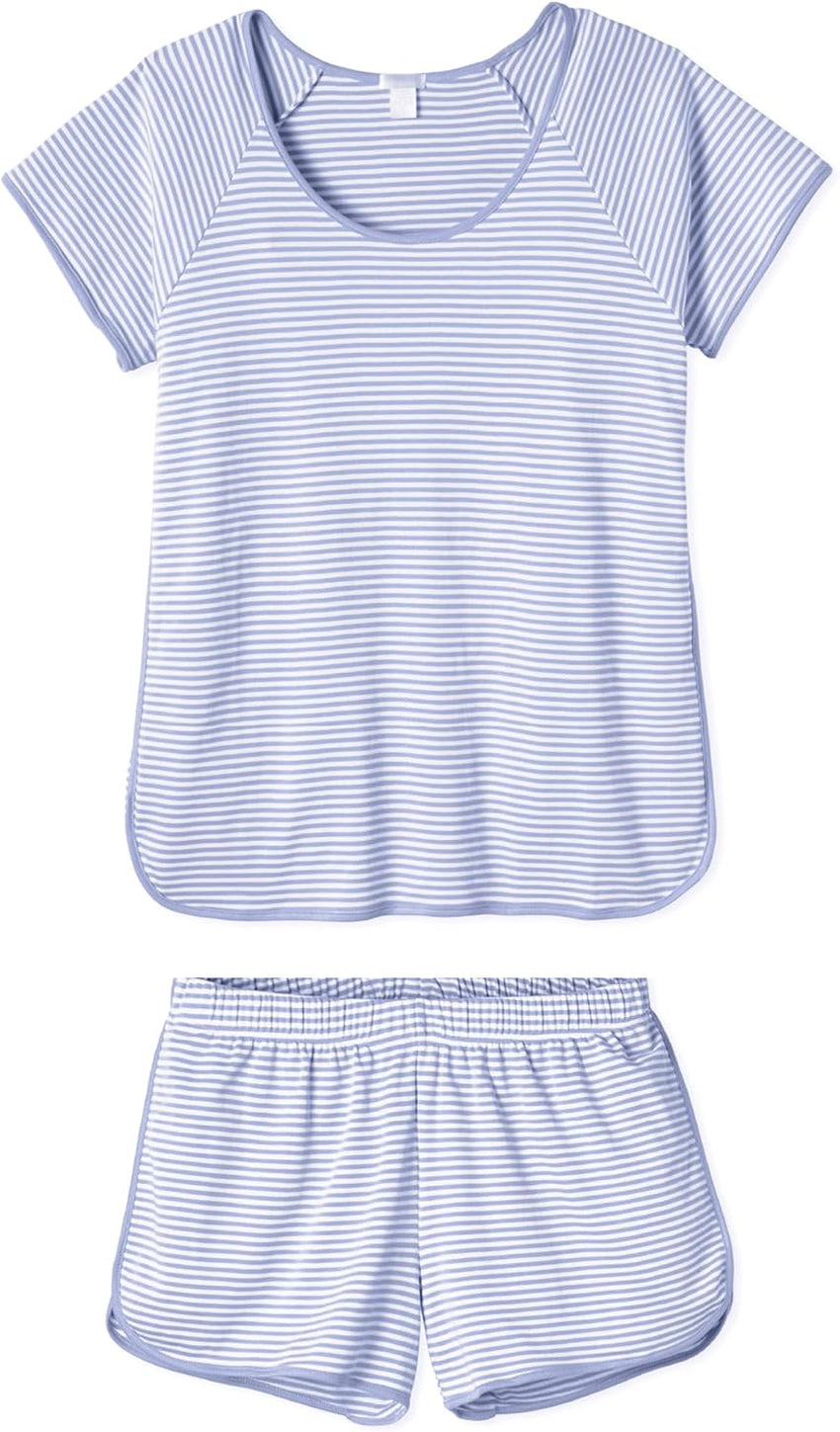 Hilinker Womens Sexy Pajama Set Ruched Lace Trim Cami and Shorts Summer Cute Pjs 2 Piece