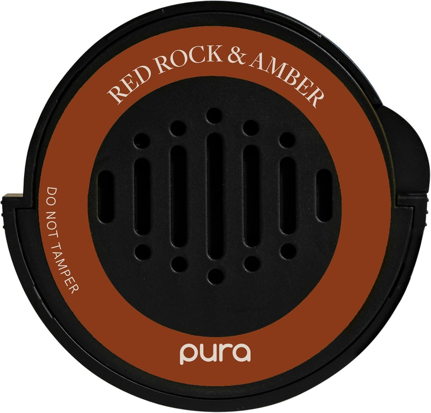 Pura Car Scent Refill - Fragrance for Pura Car Diffuser - Clean & Safe Luxury Diffuser Scent - Long-Lasting Fragrance for 30 Days of Aroma - Teak & Leather