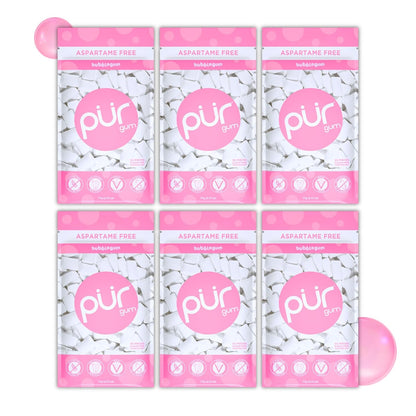 PUR Gum | Aspartame Free Chewing Gum | 100% Xylitol | Natural Spearmint Flavored Gum, 55 Pieces (Pack of 3)