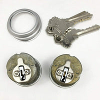 2 Mortise Lock Cylinders 1" for Commercial Store Front Entry Door Adams Rite