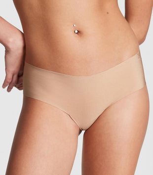 Victoria's Secret PINK Women's No Show Cheekster Underwear, Panties for Women, Spring Basic, (M)