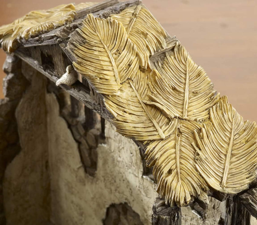 Christmas Nativity Lighted Stable for 14" Nativity Set