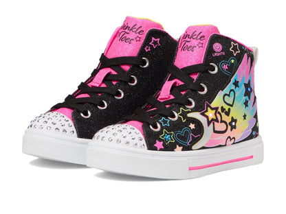 Skechers Kids Twinkle Toes Twinkle Sparks - Galaxy Glitz Sneaker, Black/Multi,12.5 Little KidSkechers Kids Twinkle Toes Twinkle Sparks - Galaxy Glitz Sneaker, Black/Multi,12.5 Little…