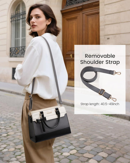 LOVEVOOK Purses for Women,Leather Tote Purse and Handbags,Satchel Shoulder Crossbody Top Handle Bags with Zipper
