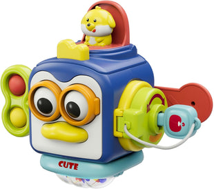 Montessori Toys for 1 Year Old,Sensory Toys for Toddlers 1-3,Baby Travel Activities Busy Board Cube,Fine Motor Skills Educational Toys,Birthday Gift for Kids Aged 6, 9, 10, 12, 18 Months