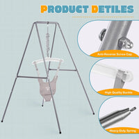 G TALECO GEAR Baby Jumper with Stand, Baby Jumpers and Bouncers, Baby Exerciser Suitable for 6-24 Months, Easy to Assemble & Store Jumper for Baby (Grey)