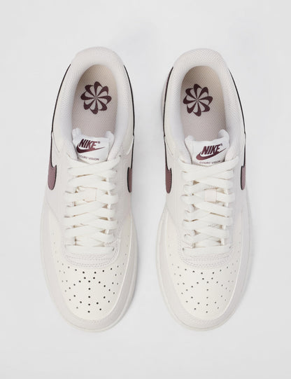 Nike Women's Court Vision Low Next Nature Shoes, Phantom/Tattoo-Sail, 7.5