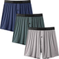 BAMBOO COOL Mens Boxer Shorts Underwear Soft Comfortable Breathable Knit Boxers Short for Men (3 or 5 Pack)