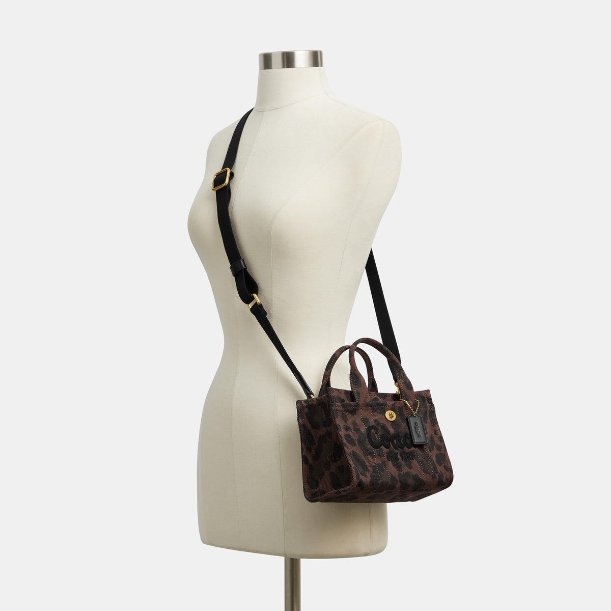Coach Embroidered Cherry Denim Cargo Tote 20Embroidered Cherry Denim Cargo Tote 20