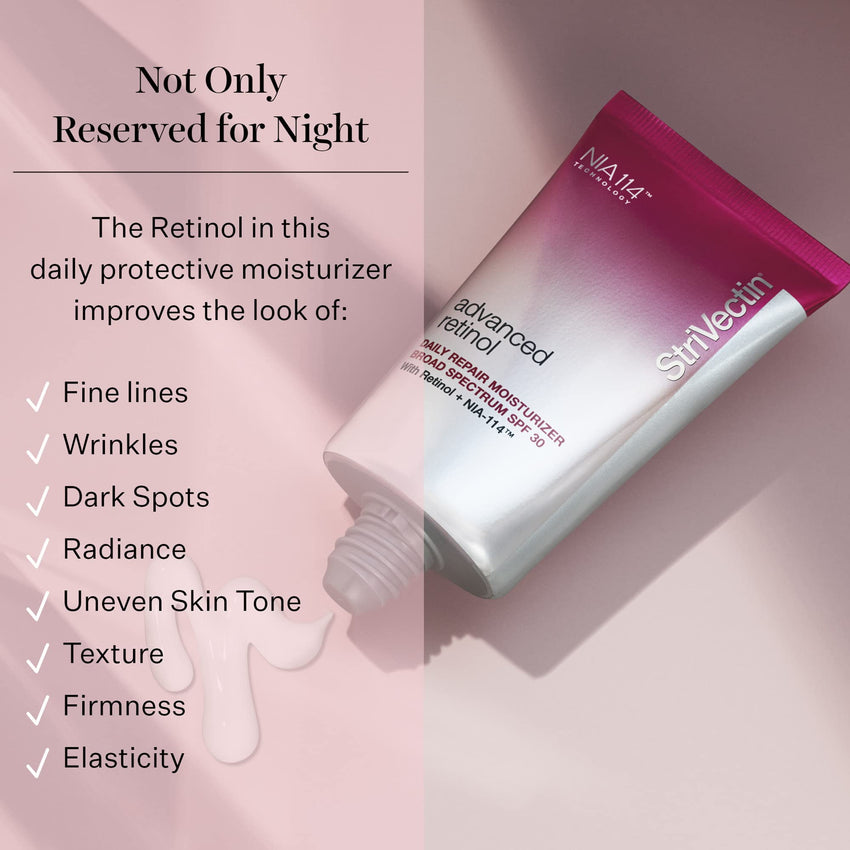 StriVectin Advanced Retinol Intensive Night Moisturizer, Targets Visible Signs of Aging for Healthier Skin, 1.7 Fl Oz