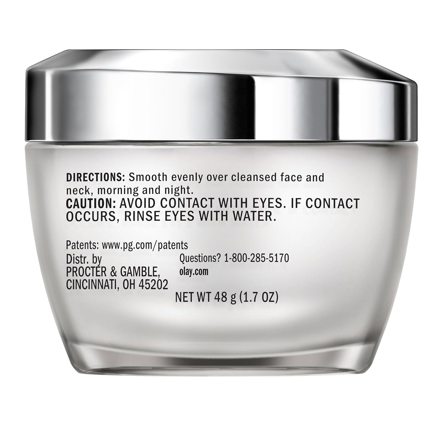 Olay Collagen Peptide Face Moisturizer, Firming Cream for Women, Fragrance-Free, Non-Greasy - Hydrating, Anti-Aging, Anti-Wrinkle, Smoothing of Fine Lines, Tightening Skin Care - Niacinamide, 1.7 Oz