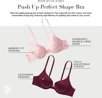 Victoria's Secret Women's Body by Victoria Full Coverage Push Up Bra, Bras for Women (32A-38DDD)