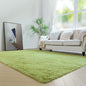 duduta Navy Blue Fluffy Plush Runner Rugs 2x6 ft Tie Dye Rectangle Shag Rug for Bedroom Dorm Living Room Kids Room, Machine Washable Anti-Slip