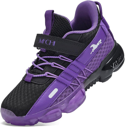 JMFCHI Boys Girls Kids' Sneakers Knitted Mesh Sports Shoes Breathable Lightweight Running Shoes for Kids Fashion Athletic Casual Shoes