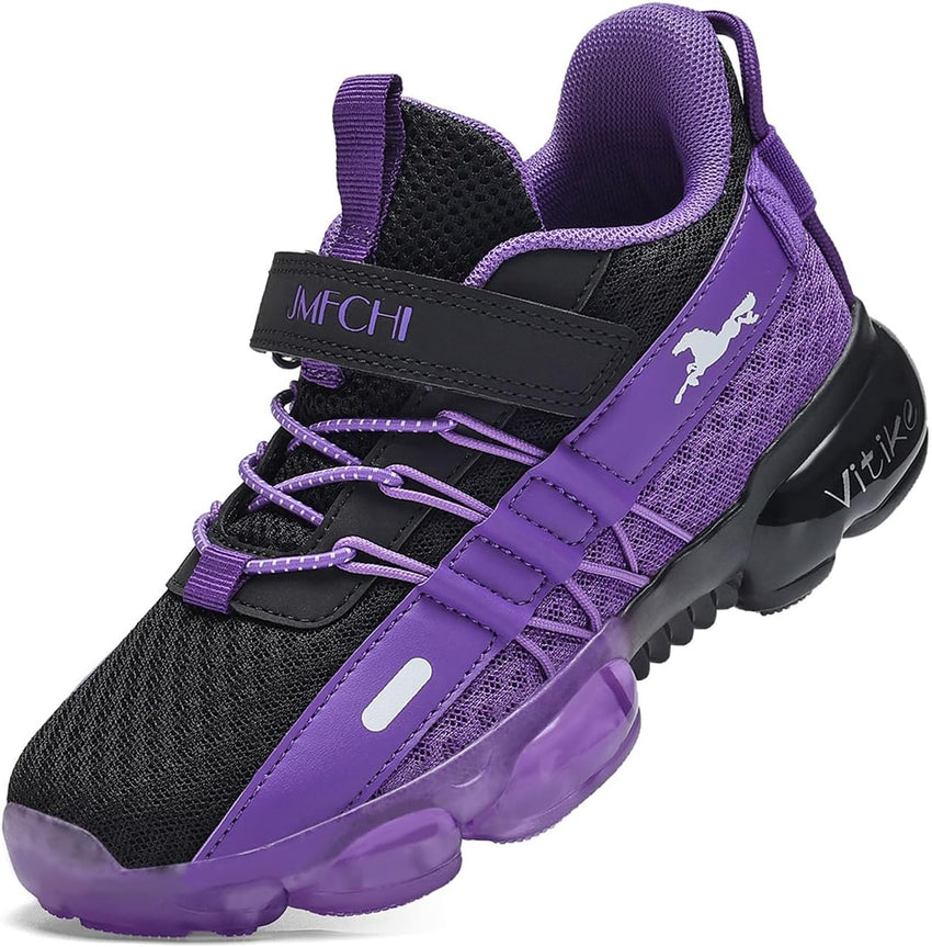 JMFCHI Boys Girls Kids' Sneakers Knitted Mesh Sports Shoes Breathable Lightweight Running Shoes for Kids Fashion Athletic Casual Shoes