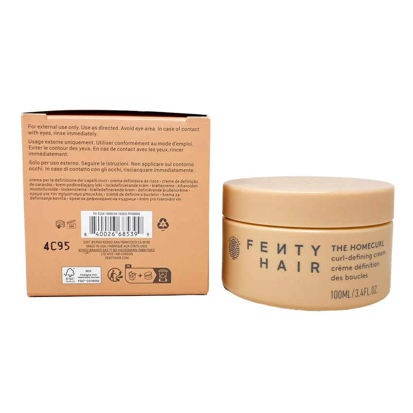 Fenty Hair The Homecurl Mini Curl-Defining Cream - 100 mL / 3.4 fl oz