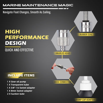 SEDY Lubricant Fluid Transfer Pump,Transmission Fluid Pump,Gear Oil Pump for Gallon Bottles & Wide Mouth Quart Bottles,Differential Fluid Pump,Hand Transfer Gear Oil,Transmission & Differential Fluid
