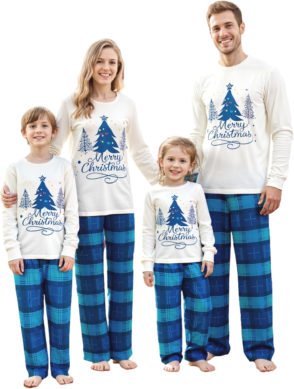 VS&LLWQ Family Christmas Pjs Matching Sets Christmas Pajamas for Family Christmas Elf Pjs Holiday Xmas Jammies Set