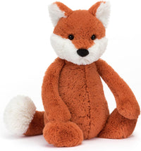 Jellycat Bashful Fox Cub Stuffed Animal, Medium 12 inches - Woodland Plush Toy - Classic Children's Gift