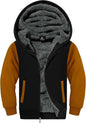 SWISSWELL Hooded Jacket for Boys Full Zip Ultra Soft Sherpa Fleece Hoodie Sweatshirt for Kids School Hooded Outerwear