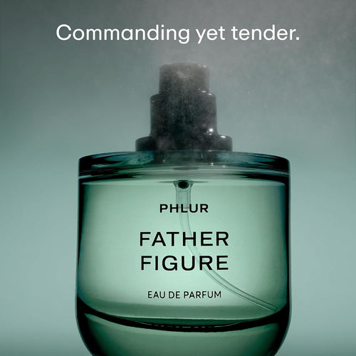 PHLUR Father Figure Eau de Parfum - Full Size Perfume Fragrance - Green Fresh Fig Perfume with Iris, Jasmine, Patchouli, Sandalwood & Vanilla (50mL)