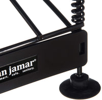 San Jamar Wireworks Cup and Lid Dispenser Fits 8 - 44 Oz. Cups, 3 Tiers with Suction Cup Feet for Restaurants, Fast Food, And Kitchens, Plastic, 8.25 X 20.5 X 22.5 Inches, Black