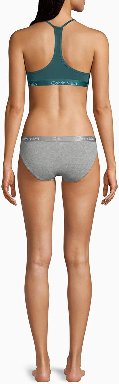 Calvin Klein womens Motive Cotton Multipack Bikini Panty 2 Pack
