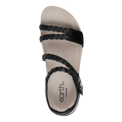 Earth® Stellon Casual Sandals, Black 001, 7.5 WEarth® Stellon Casual Sandals, Black 001, 7.5 W