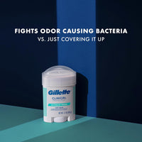 Gillette Clinical Antiperspirant and Deodorant for Men, 72hr Sweat & Odor Protection, Long Lasting Freshness, Anti-White Mark Technology, Soft Solid, Ultimate Fresh Scent, 1.7 oz (Pack of 3)