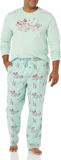 Amazon Essentials Disney | Marvel | Star Wars Men's Flannel Pajama Sleep Sets