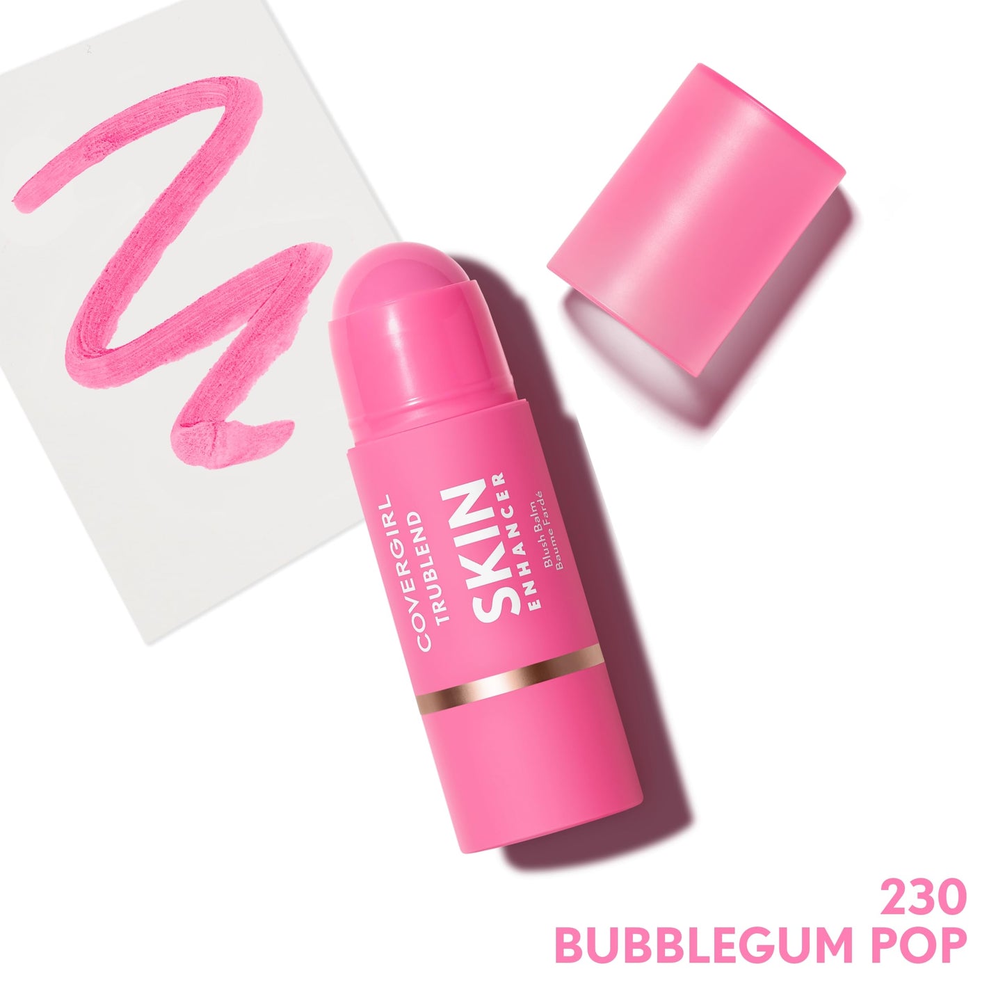 CoverGirl Trublend Skin Enhancer Contour Stick Balm, 110 Defined Contour, Vegan Formula, Easy to Use, Glides on Effortlessly, Non-Greasy, Doesn't Crease, 0.21oz