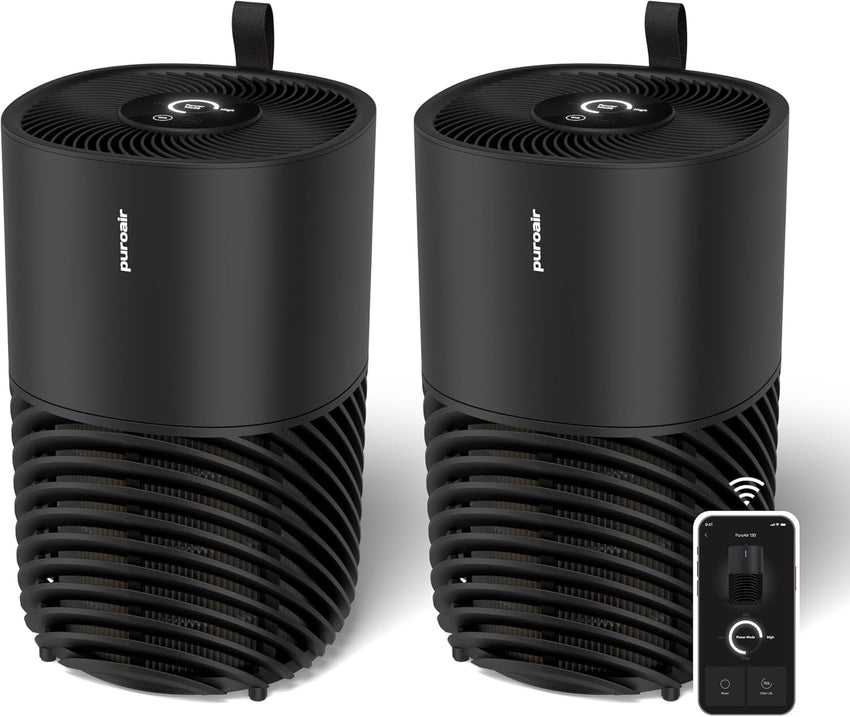 PuroAir 400 HEPA Air Purifier for Home Large Rooms - Covers 2,000 Sq Ft - Filters Up To 99.9% of Pollutants, Smoke, Pollen, Dust, and VOCs - Quiet HEPA Air Filter - Air Purifiers for Bedroom