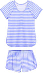 Hilinker Womens Sexy Pajama Set Ruched Lace Trim Cami and Shorts Summer Cute Pjs 2 Piece