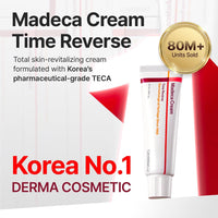 CENTELLIAN 24 Madeca Cream Time Reverse (1.69fl oz) - Advanced Fast-Absorbing & Nourishing, Hydrates, Firms & Reduces Wrinkles, Low Irritation, Korean Skin Care Centella Asiatica, Collagen