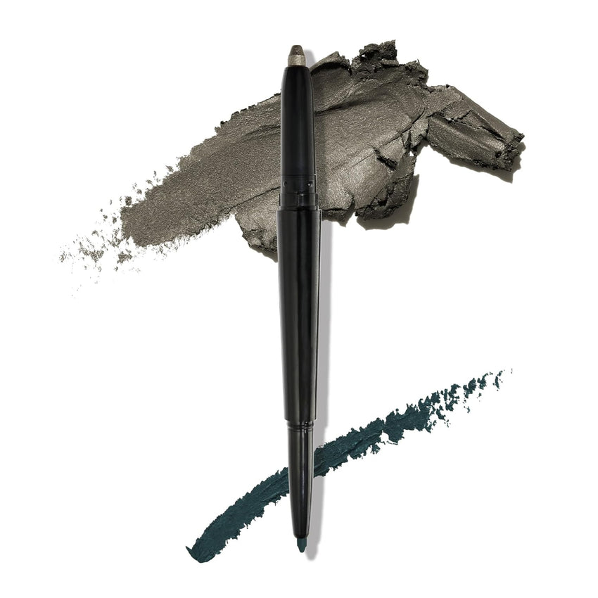 LAURA GELLER NEW YORK Swipe-n-Line Dual-Ended Eyeshadow + Eyeliner - Classic (Onyx/Champagne) - Cream Eyeshadow & Smooth Glide Eyeliner - Waterproof & Crease-free Color