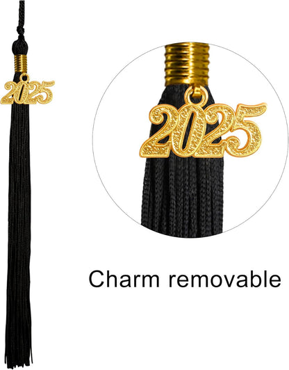 GraduatePro Matte Graduation Cap and Gown Class of 2025 Set Bulk with Tassel for High School & College 12 Colors