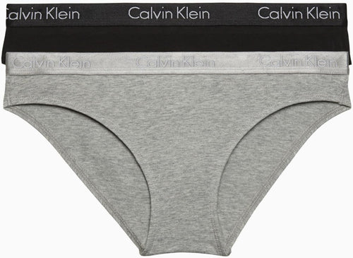 Calvin Klein womens Motive Cotton Multipack Bikini Panty 2 Pack