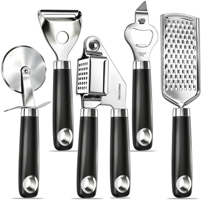 MUJINON Spatula Set, 18/0 Stianless Steel Turner & Slotted Spatula, Kitchen Cooking Utensils Set, Pack of 2
