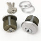 2 Mortise Lock Cylinders 1" for Commercial Store Front Entry Door Adams Rite