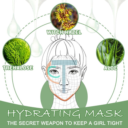 LZYLLS 24 Pcs Clay Face Mask with Brush,Hydrating Mud Face Mask Set,Deep Cleaning Oil Control Clay Facial Masks for Blackheads Remover,Mud Facial Masks Skincare Gift Set
