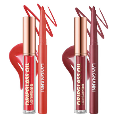 lipliner+lip oil J4 Count (Pack of 1)